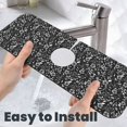 thumbnail image 6 of Sikiie Daisies Flowers Splash Guard for Sink Faucet-1 PC Super Absorbent Fast Drying Mat Sink Gadgets-Splash Guard for Kitchen, Sink Mat, 6 of 7