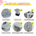 thumbnail image 5 of outdoor cat house Insulated Cat House with Escape Door, Waterproof 2 Story Outdoor Houses for Cats Outside Cat Shelter, Spacious, Clean Easily, 5 of 8