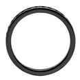 thumbnail image 2 of RareGem 3W1138 - IP Light Black (IP Gun) Brass Ring with AAA Grade CZ in Light Gray, 2 of 5