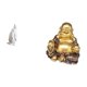 thumbnail image 5 of Figura coleccionable de Buda Pingüino, adorno decorativo artesanal, estatua de animal para inauguración de casa, mesa, bar, dormitorio, oficina, fiest, 5 of 8