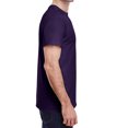 thumbnail image 2 of Jnriver Men's Short Sleeve Lightweight Heavy Cotton T-Shirt Regular-Fit Crewneck Tee for Casual Wear Gym Workout Summer Outfit - Blackberry - 3XL, 2 of 3