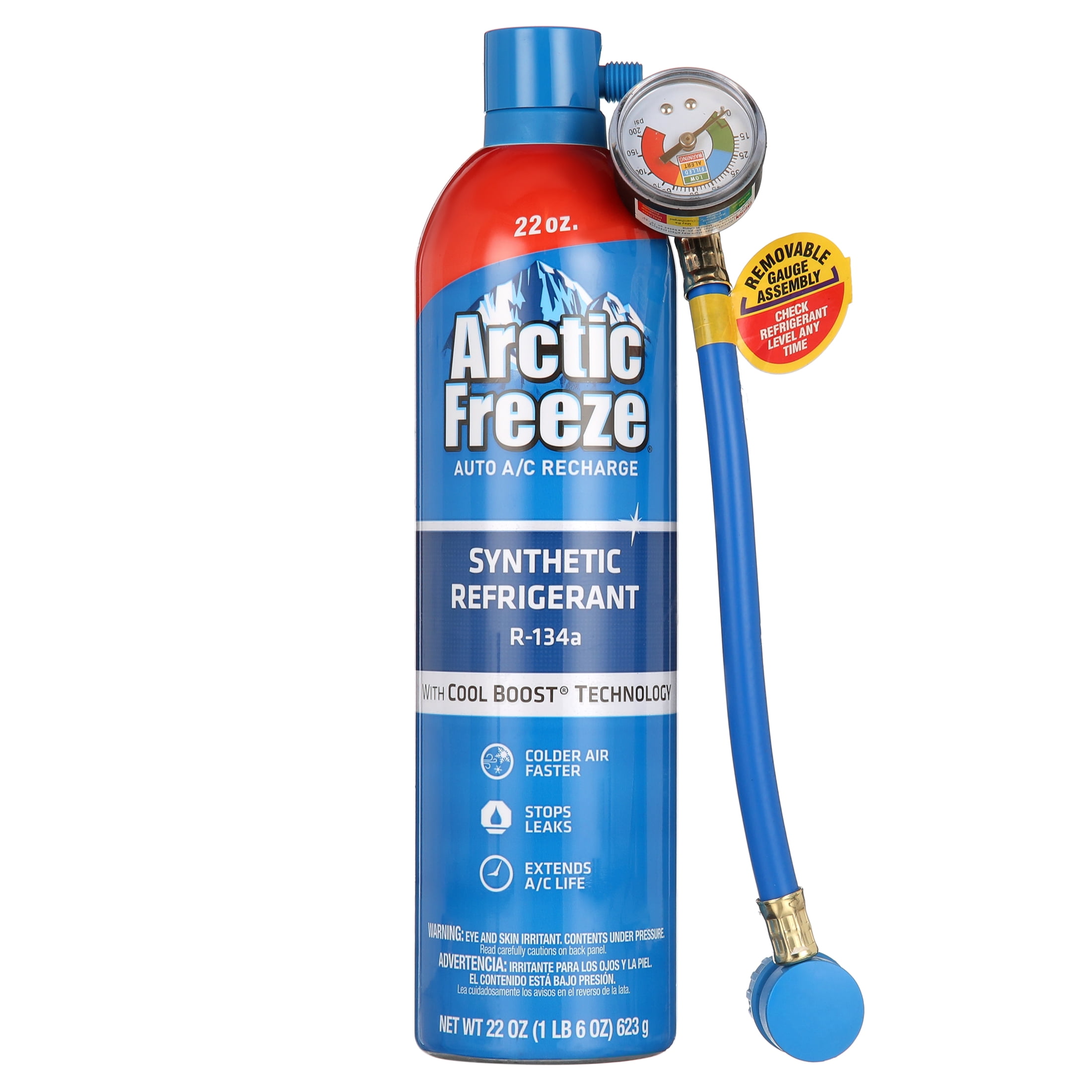 Arctic Freeze Ultra Synthetic Automotive Refrigerant 134a, 22