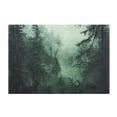 thumbnail image 7 of Yayeee Bath Rug for Bathroom Floor Non Slip Rectangle Fluffy Soft Absorbent Mat, 16"x24", Green Forest, 7 of 7