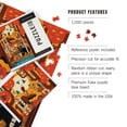 thumbnail image 3 of Lantern Press 1000 Piece Jigsaw Puzzle, Alabama, Woodland Forest Animals, Fall, Geometric, 3 of 5