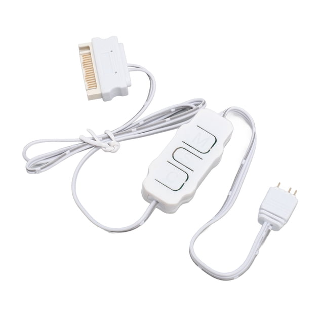 Controlador ARGB 5V 3Pin Fuente De Alimentación Controlador Remoto ARGB Light Stripe, Kit De Controlador De Ventiladores De PC ARGB Para PC Rainbow LED Strip, Ventiladores