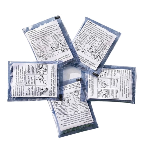 Solución descalcificadora para vaporizador de ropa Paquetes descalcificadores para depósitos minerales y eliminación de acumulaciones Mantenimiento para vaporizador de ropa Funciona con todas las marc