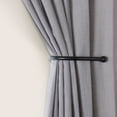 thumbnail image 2 of Deco Window Porte-Rideaux 2 Pcs Support Mural pour Rideaux Crochets de Fenêtre pour Décoration Intérieure Noir Mat, 2 of 5