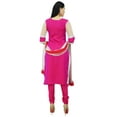 thumbnail image 2 of Atasi Womens White Net Straight Salwaar Kameez with Dupatta Readymade Suit, 2 of 8