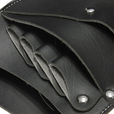 Pu Leather Scissors Bag For Hair Stylist Hairdressing Holster