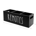 thumbnail image 2 of Support de Télécommande 3 Compartiments Support de Télécommande Organisateur de Télécommande Caddy pour Table de Chevet en Bois Organisateur de Bureau pour Manettes Multimédia Fournitures, 2 of 8