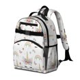 thumbnail image 2 of Unicorn and Butterfly White Pattern Backpack for School, Cute School Bag with Adjustable Shoulder Straps and Padded Back, 15.25"x11.5"x5.25", 2 of 5