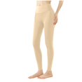 thumbnail image 2 of JGGSPWM Women's Skinny Yoga Sweatpants High Waist Tummy Control Cozy Pants Ladies Soft Lightweight Slim Fit Leggings Beige L, 2 of 5