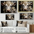 thumbnail image 4 of Designart "Cattle In Baroque Elegance I" Animals Cow Floater Framed Canvas Wall Art, 4 of 5