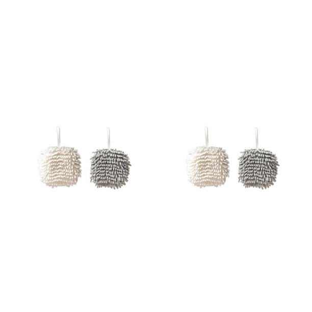 Toystoory Pack of 2 Hand Towels Soft Dishcloth Washcloth Hotel Washroom Dining Cleaning Bathroom Hotel Fast Hanging Kitchen Dry 2Conjunto