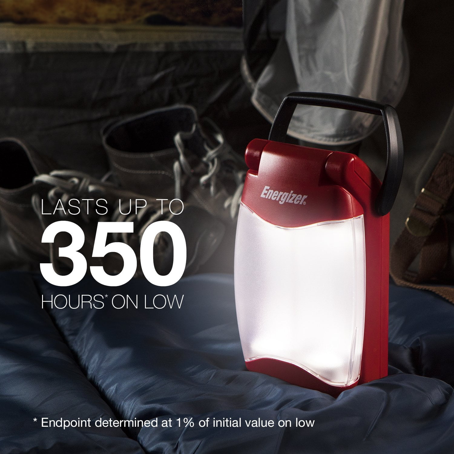 Buy Energizer E301315801 360° LED (monochrome) Camping lantern 500 lm  battery-powered Red/black