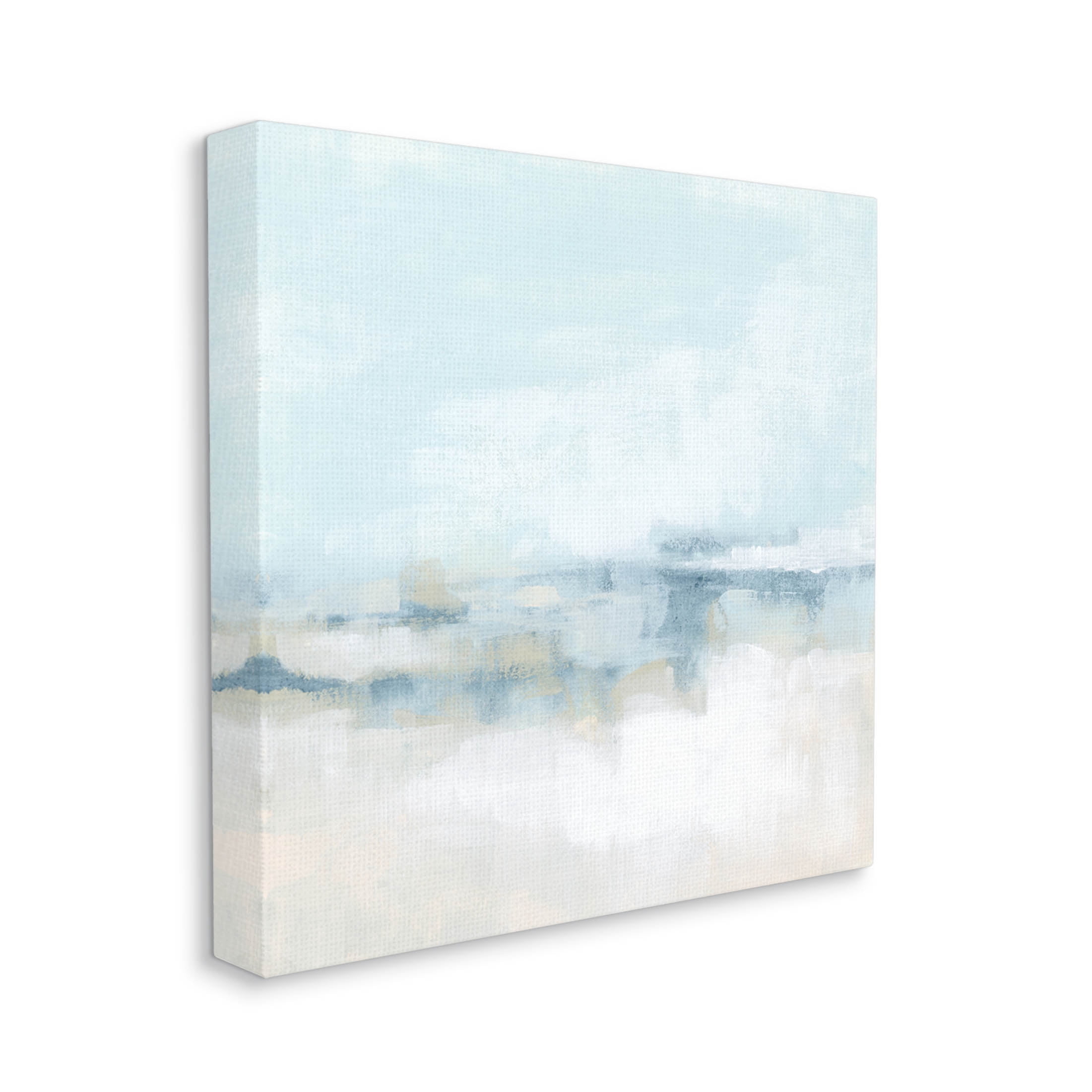 Stupell Industries Abstract Cloudy Landscape Blue Fog Painting Gallery Wrapped Canvas Print Wall Art, Design by June Erica Vess