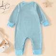 thumbnail image 7 of larppty Baby Girl Boy Clothes Newborn Golf Outfit Long Sleeve Bubble Romper Jumpsuit Infant Fall Clothing, 7 of 7