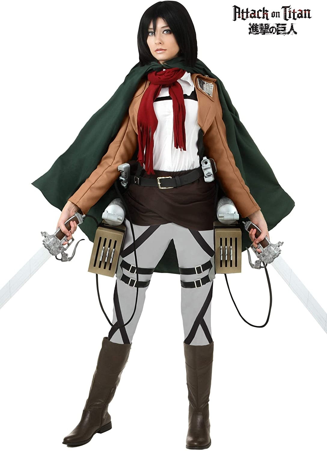 Attack On Titan Halloween Costumes - Deluxe Attack on Titan Mikasa Costume - Walmart.com Attack On Titan Halloween Costumes - Deluxe Attack on Titan Mikasa Costume - Walmart.com