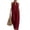 124#Wine, variant on Linen Jumpsuits for Women Sleeveless Halter V Neck Wide Leg Jumusuits Elegant Dressy Long Rompers Vacation Clothes Green M