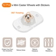 thumbnail image 3 of Uxcell Self Adhesive Caster Wheels (12Pack/ Clear) Mini Swivel Paste Universal Pulley, 3 of 6