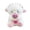 A003- Style C, variant on Lamb Stuffed Animal, Crochet Stuffed Animal, 12 In, White Pink Accents, 1 Pc, 2026 Decorations, Valentines Day Stuffed Animal, Easter Lamb Decor, Student Girl Nursery Decor, Kids
