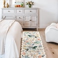 thumbnail image 6 of YOUFORTONG 2'x6' Floral Hallway Runner Rug,Washable Low-Pile Non Slip Carpet for Entryway Kitchen Living Room Bedroom Farmhouse Home Decor,Cream, 6 of 6