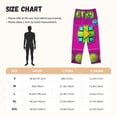 thumbnail image 4 of Lsque Geometry Dash Print Women's Pajama Pants, Lounge Pant - Comfortable Home Wear,Elastic Waistband, Stylish Design-X-Large, 4 of 9