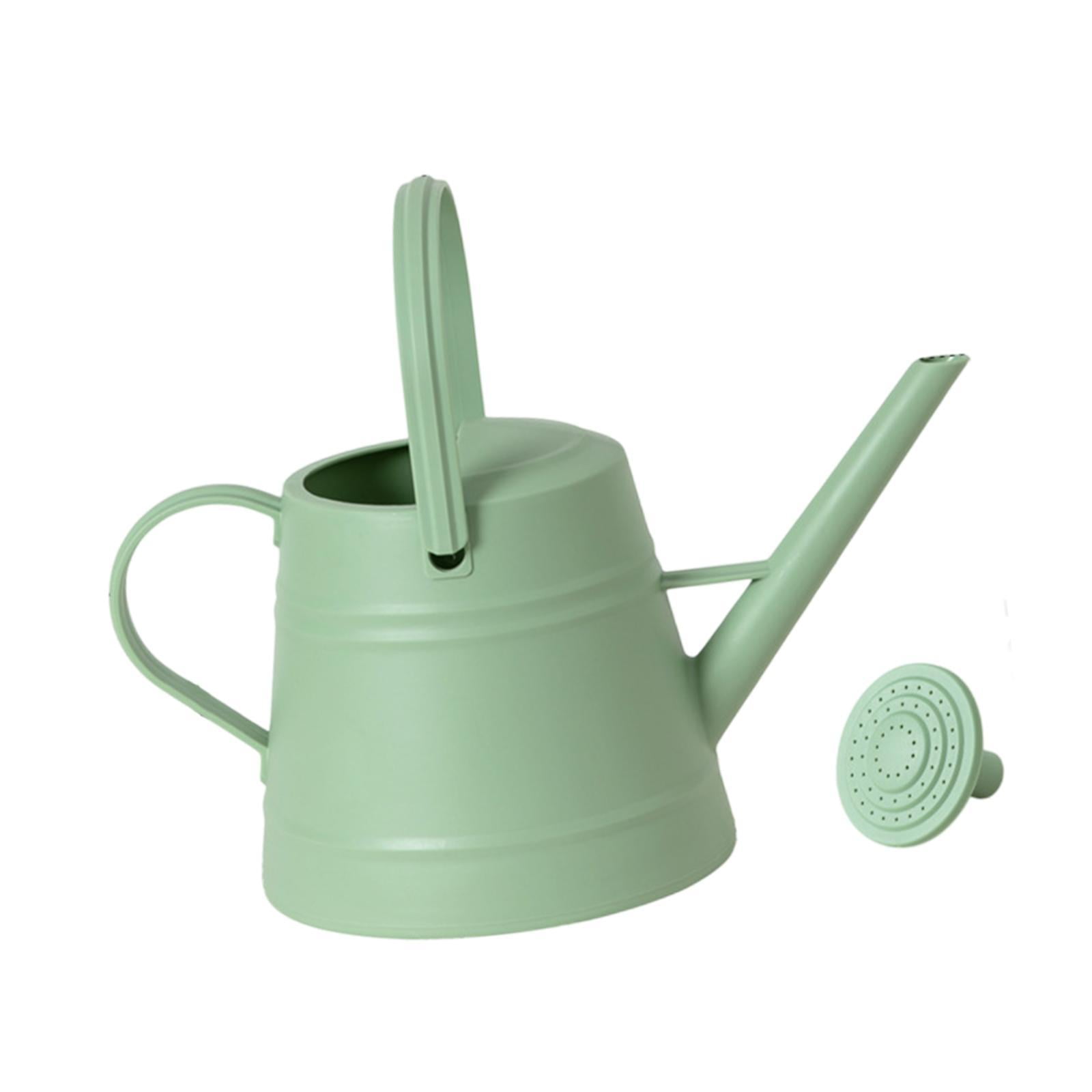 figatia Long Spout Water Can Flower Watering Can Enlarged Water Inject Port Gardening Tool Plant Watering Device for Household Garden Green