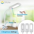 thumbnail image 2 of Lámpara con clip OttLite, LED flexible y suave al tacto, ClearSun Tech, 2 of 6