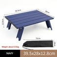 thumbnail image 3 of Mini Folding Table Camping Tent Table Bed Computer Desk for Tent (Black), 3 of 6
