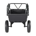 thumbnail image 3 of Dump Trailer 500lbs 10 Cu Ft ATV Utility Cart - Tow Behind Garden Trailer for Tractor, UTV, Lawn Mower - Heavy Duty Plastic Hopper, 3 of 5