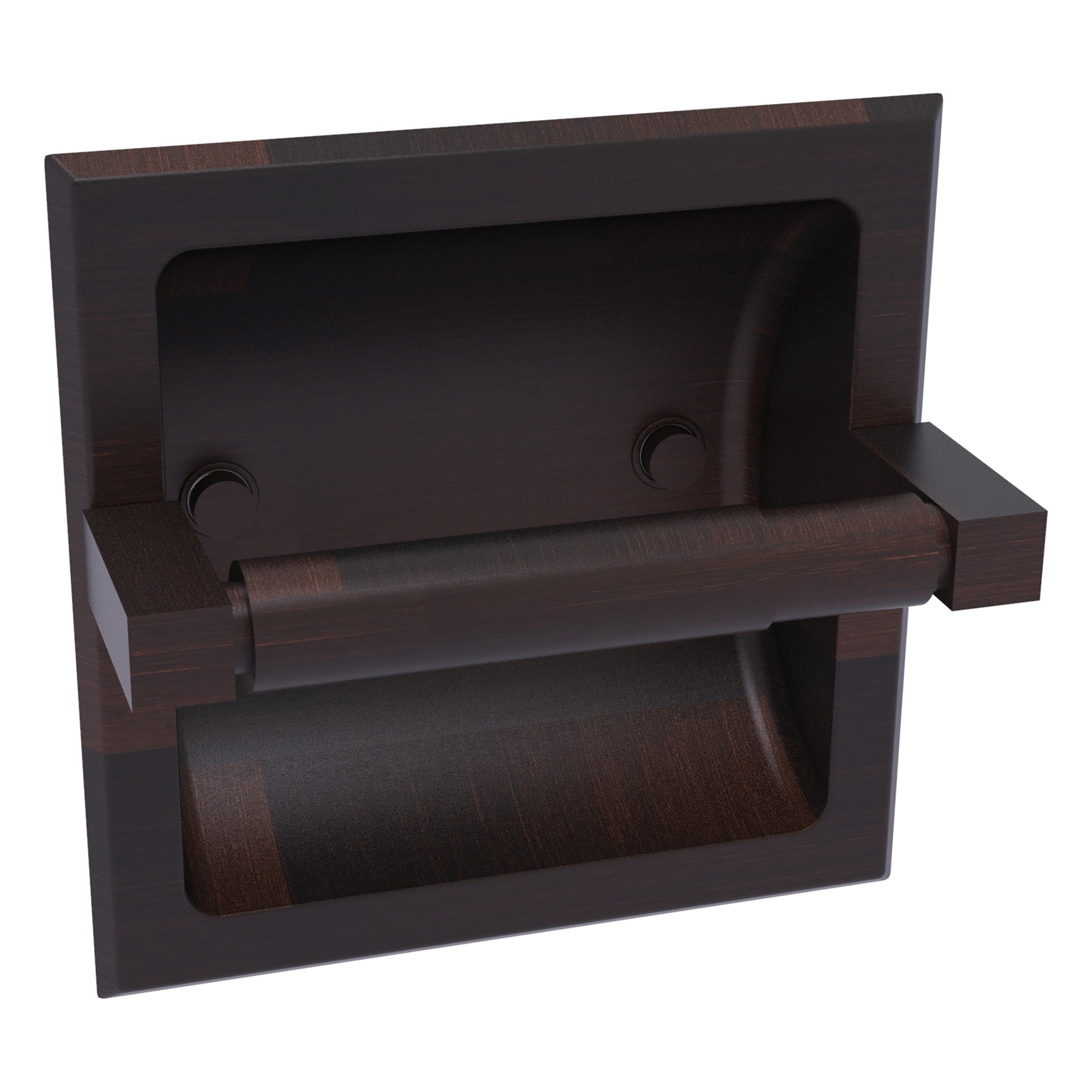 Allied Brass Montero Collection Recessed Toilet Paper Holder - Satin Chrome