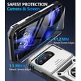 thumbnail image 5 of KOMI for Google Pixel 9a Case with Slide Camera Cover HD Screen Protector [Military Grade 16ft. Drop Tested] Magnetic Ring Holder Kickstand Protective Phone Case for Google Pixel 9A 2025 (6.3 inch), 5 of 5