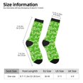 thumbnail image 2 of Balery Green Cucumber Calcetas Largas con Estampado para Hombre y Mujer – Suaves y Transpirables, Talla Única (US 5-11), 2 of 6