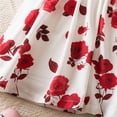 thumbnail image 7 of THDHVS Summer Dresses for Kids,Girls Casual Dresses,Girls' Summer Short Sleeve Ruffled Round Neck Lace Embroidery Dress Princess Bow Skirt, 7 of 7