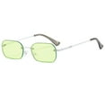thumbnail image 6 of New Metal Punk Small Frame Oval Lens Colorful Sunglasses European and American Street Style Sunglasses, 6 of 7