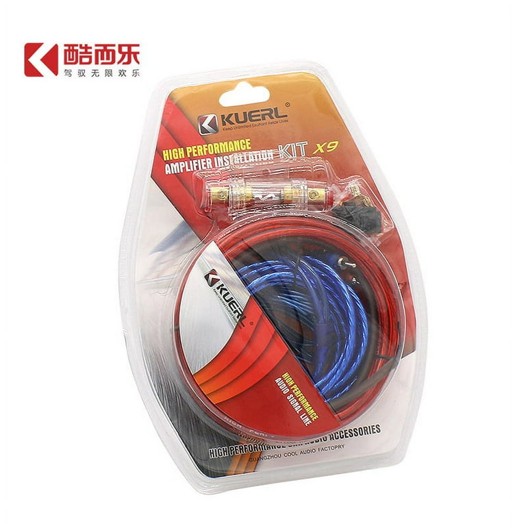 Car Audio Speakers Wiring kits Cable Amplifier Subwoofer Speaker  Installation Wires Kit 10GA Power Cable 