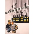 thumbnail image 3 of Antonio Arias Bernal 14x18 Black Modern Framed Museum Art Print Titled - The Union is the Force (1941), 3 of 5