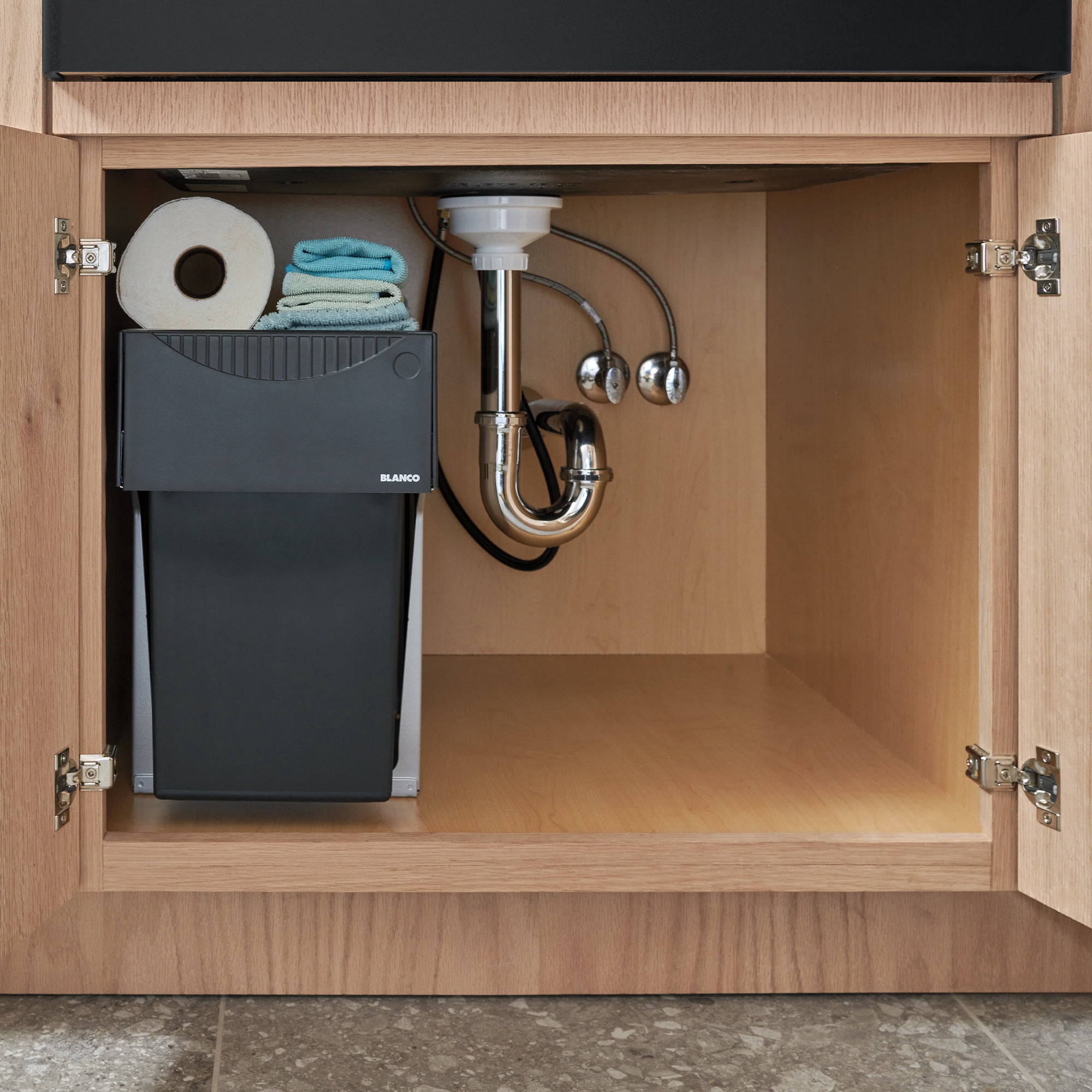 Botton II Under Sink Cabinet Organizer, Black