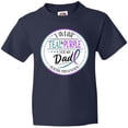 thumbnail image 3 of Inktastic Suicide Prevention- I Wear Teal and Purple for My Dad Youth T-Shirt, 3 of 5