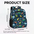 thumbnail image 7 of KUIFORTI Green Dinosaur Toddler Backpack Boys Kids School Bag with Side Pockets Adjustable Straps Lightweight for Preschool Kindergarten Back to School Supplies, 7 of 7