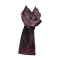 thumbnail image 3 of SUSANSILK Men's Luxurious Mulberry Silk Scarf 11''x67'', Thin Double-Layer, Double-Sided Scarves for All Seasons, 3 of 10