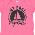thumbnail image 4 of Inktastic My Boat My Rules Sailing Captain Boys or Girls Baby Bodysuit, 4 of 5