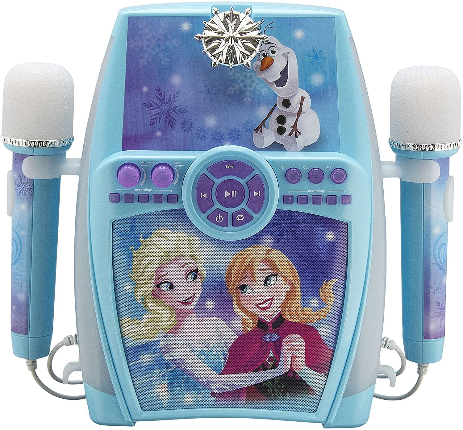 disney's frozen 2 sing along microphone by kiddesigns