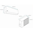 thumbnail image 2 of Aire Minisplit On/Off 1 ton (12,000 btu) 110v solo frio R32 MABE, 2 of 2
