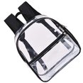 thumbnail image 4 of Petit Sac à Dos Transparent Rangement Extérieur Sac à Dos PVC Imperméable Accessoire de Stade, 4 of 8