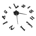 thumbnail image 1 of DIY Wall Decoration Clock, Stylish Luminous 3D DIY Wall Clock Big Pointer  For Living Room, 1 of 8