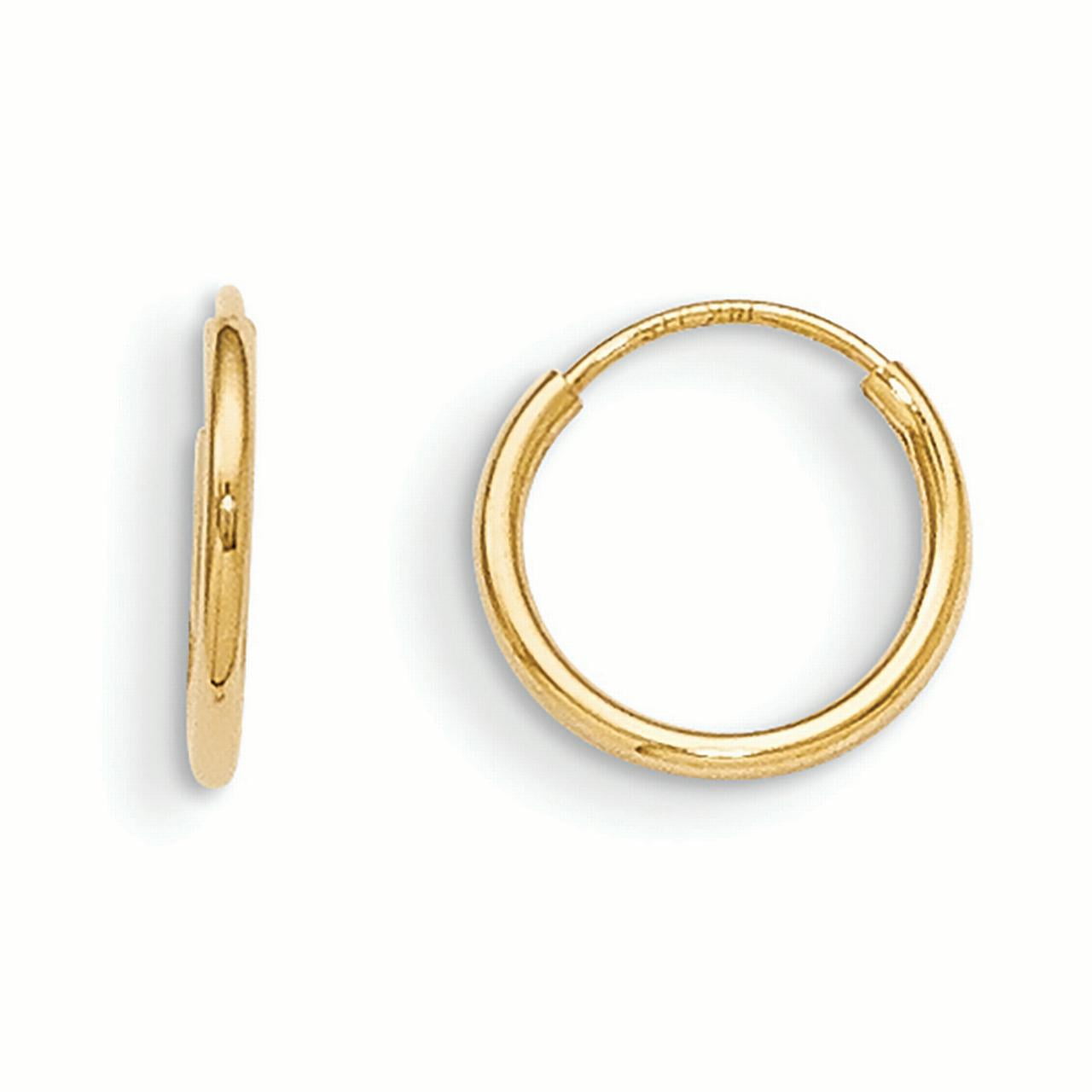 14kt Yellow Gold Madi K Small Hoop Earrings 14kt Yellow Gold Madi K Small Hoop Earrings