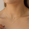 thumbnail image 1 of Collar con letras iniciales Para Mujer, joyería de acero inoxidable con colgante del alfabeto, Gargantilla con un solo nombre, Collares Para Mujer, 1 of 3