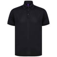thumbnail image 1 of Henbury - Polo Piqu para Hombre (Negro), 1 of 2